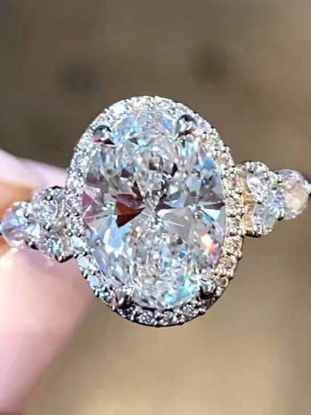 Silver cz ring - Picture 2 of 4